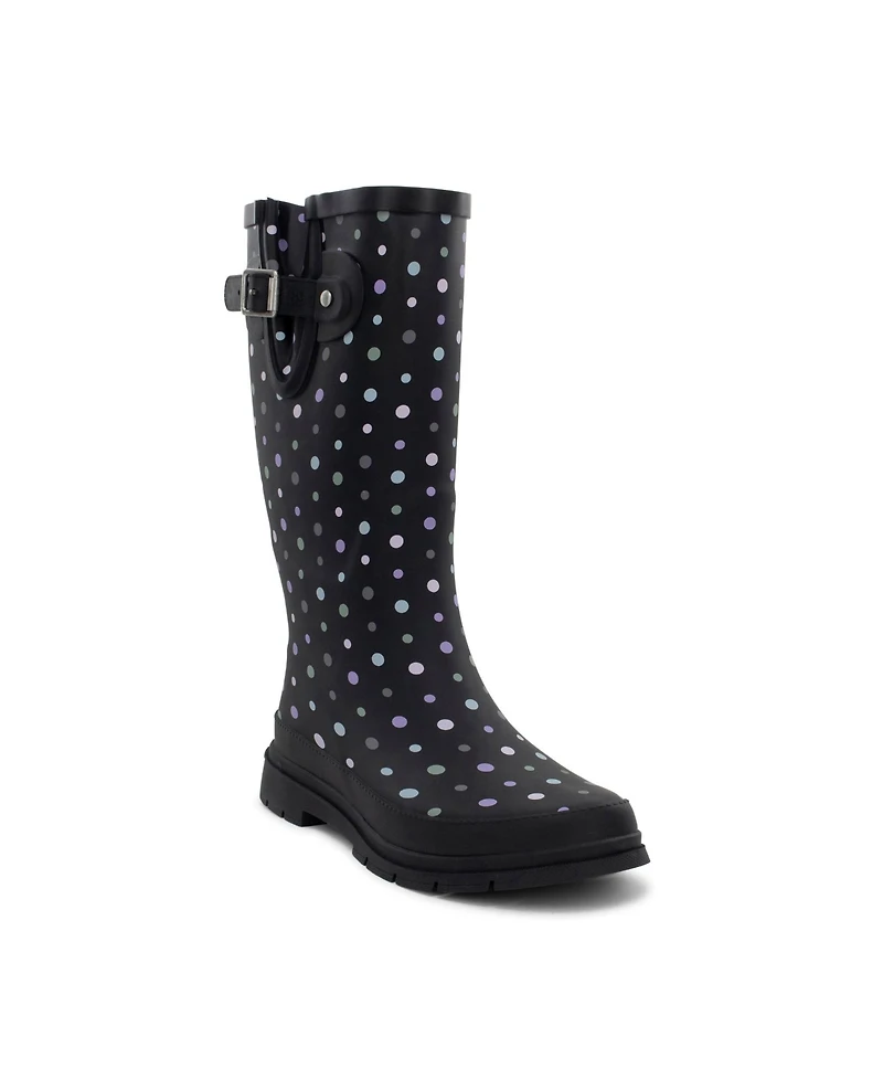 Western Chief Womens Ditsy Dot Tall Rain Boot
