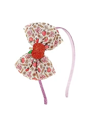Sweet Wink Girls Back To School Cutie Tulle Bow Headband