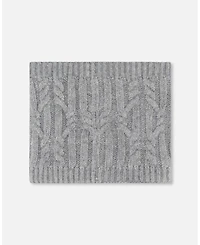 Deux par Kids Unisex Lined Winter Neckwarmer Heather Gray - Toddler|Child