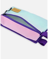 Deux par Deux Girl Double Pencil Case Purple Gradient - Toddler|Child