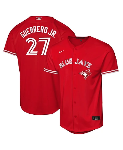 Nike Big Boys and Girls Vladimir Guerrero Jr. Red Toronto Blue Jays Canada Day Replica Jersey