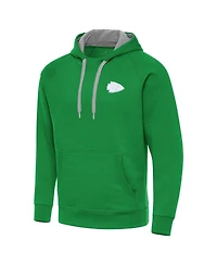 Antigua Men's Kelly Green Kansas City Chiefs St. Patrick's Day Victory Pullover Hoodie