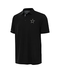 Antigua Men's Black Dallas Cowboys Era Polo Shirt