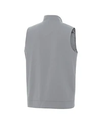 Antigua Men's Gray Ohio State Buckeyes Regard Full-Zip Vest