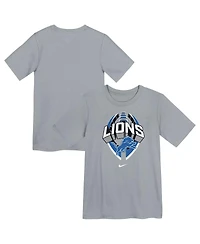 Nike Preschool Gray Detroit Lions Icon Legend Performance T-Shirt