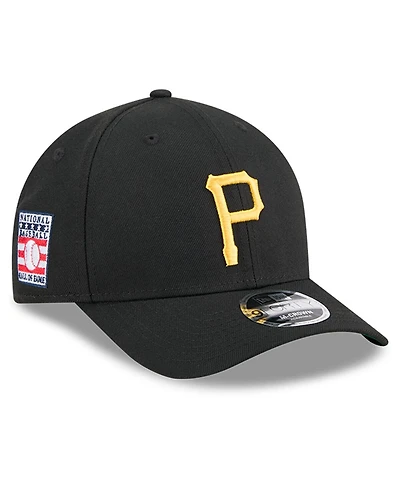 New Era Men's Black Pittsburgh Pirates Baseball Hall of Fame 9FORTY M-Crown Adjustable Hat