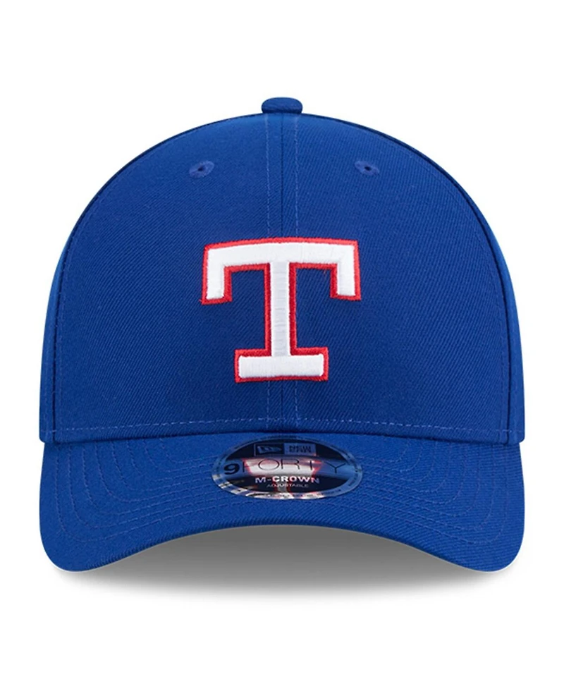 New Era Men's Royal Texas Rangers Baseball Hall of Fame 9FORTY M-Crown Adjustable Hat