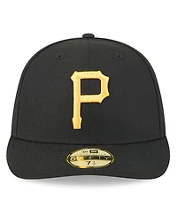 New Era Men's Black Pittsburgh Pirates Baseball Hall of Fame 59FIFTY Low Profile Fitted Hat