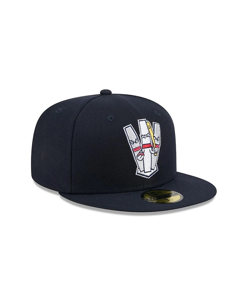 New Era Men's Navy Portland Sea Dogs Theme Nights 59FIFTY Fitted Hat