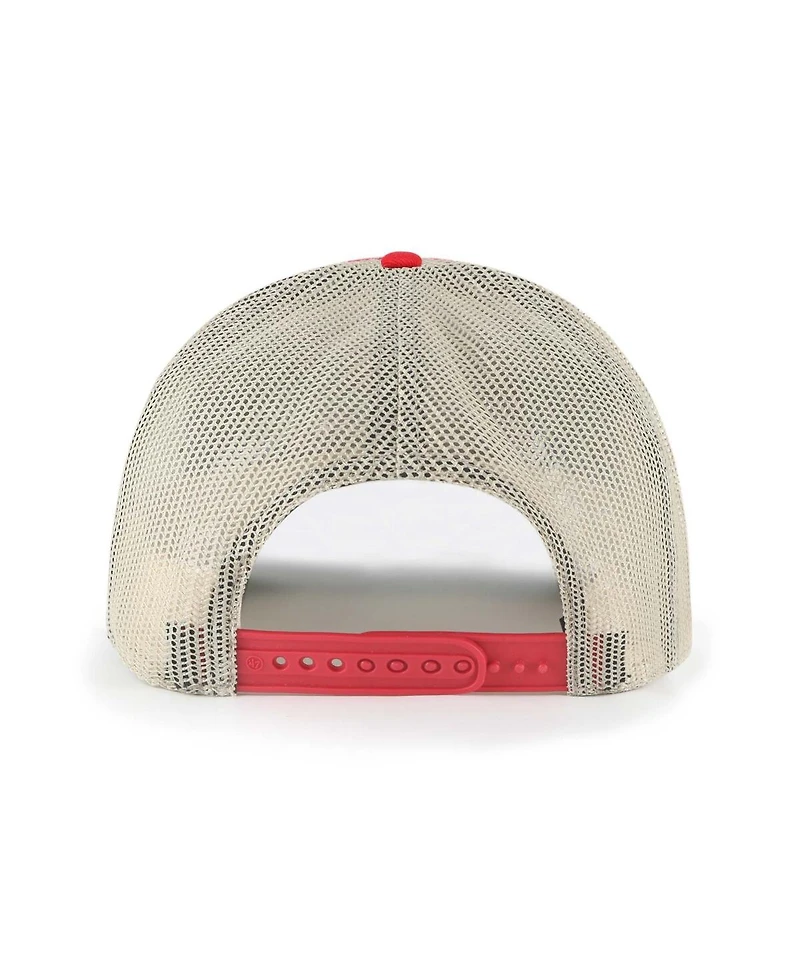 '47 Brand Men's Scarlet Nebraska Huskers Pomona Mesh Hitch Adjustable Trucker Hat
