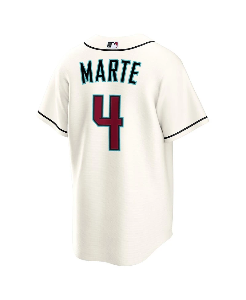 Nike Big Boys and Girls Ketel Marte Cream Arizona Diamondbacks Home Replica Jersey