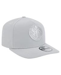 New Era Men's Gray Dallas Mavericks Colorpack A-Frame Pinch Front 9FIFTY Snapback Hat