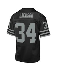 Mitchell & Ness Big Boys and Girls  Bo Jackson Black Las Vegas Raiders 1988 Throwback Fashion Jersey