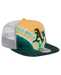 New Era Men's Athletics Tie-Dye Golfer Trucker Adjustable Hat