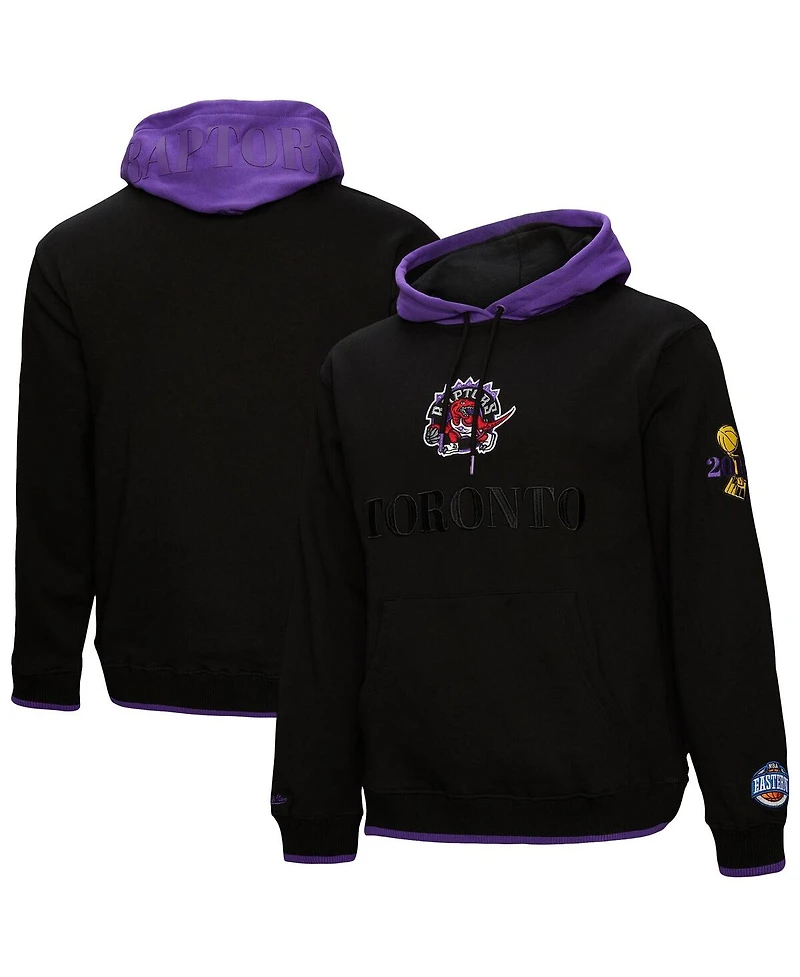 Mitchell & Ness Men's Black Toronto Raptors Hardwood Classics Team Og 3.0 Pullover Hoodie