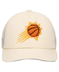 Mitchell & Ness Men's Cream Phoenix Suns Trucker Adjustable Hat