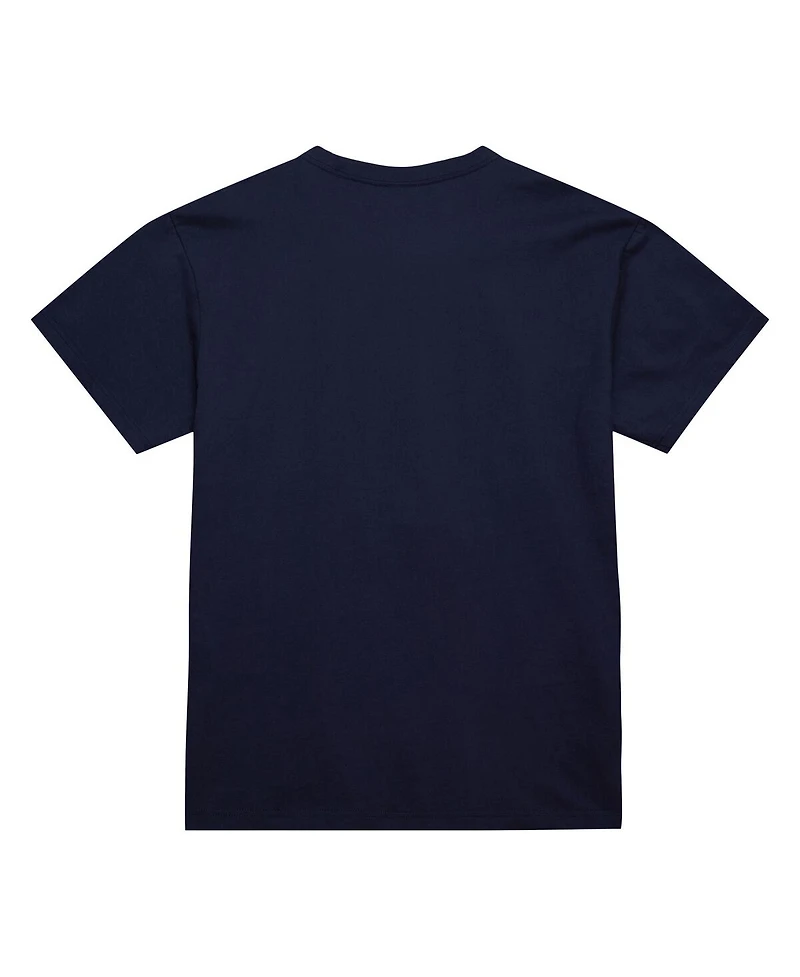 Mitchell & Ness Men's Navy Dallas Mavericks Hardwood Classics Neon Nights Premium T-Shirt