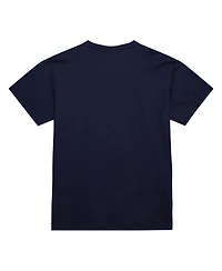 Mitchell & Ness Men's Navy Dallas Mavericks Hardwood Classics Neon Nights Premium T-Shirt