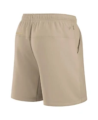 Fanatics Men's and Women's Khaki Cincinnati Bengals Elements Super Soft Fleece Shorts