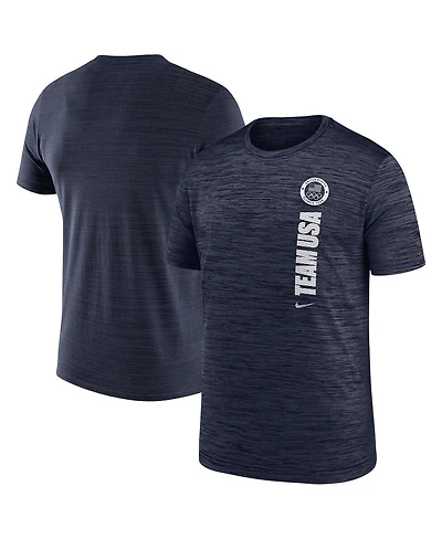 Nike Big Boys and Girls Navy Velocity Team Issue Performance T-Shirt