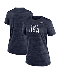 Nike Women's Navy Velocity Performance T-Shirt