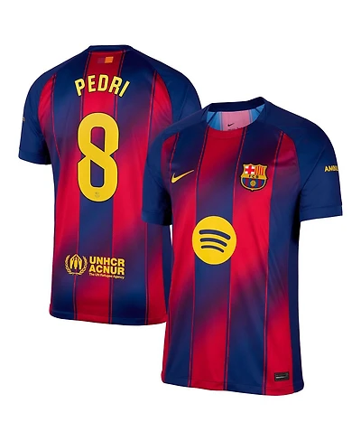 Nike Men's Pedri Navy Barcelona 2025/26 Home Replica Jersey