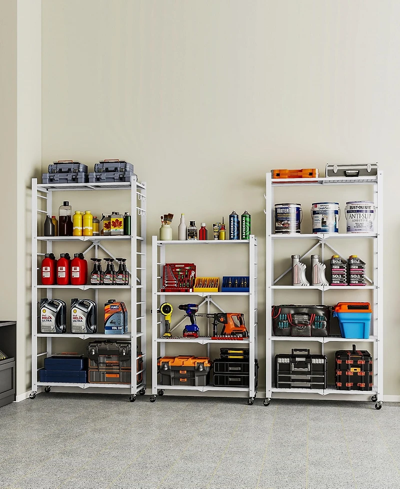 Sugift 5-Tier Foldable Storage Shelves