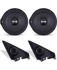 Pyle Two-Way Coaxial Speaker Systems, 6.5'' for 2006-Up Honda & Acura, 300 Watts, 4 Ohm Impedance (Pair)