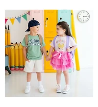 Sweet Wink Toddler Boys Kindergarten Varsity Short Sleeve T-Shirt