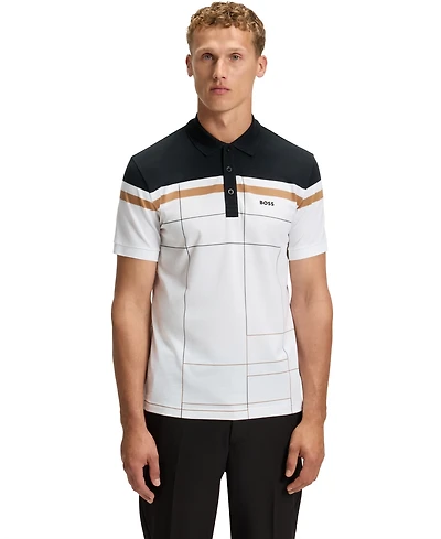 Boss by Hugo Men's Quick-Dry Stretch Cotton Slim-Fit Polo Shirt