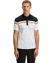 Boss by Hugo Men's Quick-Dry Stretch Cotton Slim-Fit Polo Shirt