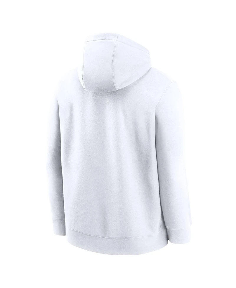 Nike Men's White Tennessee Volunteers Legacy Football Icon Club Fleece Pullover Hoodie