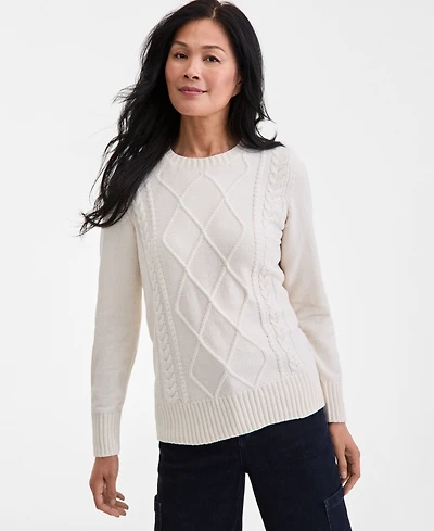 Style & Co Women's Chenille Crewneck Sweater, Macy's Exclusive