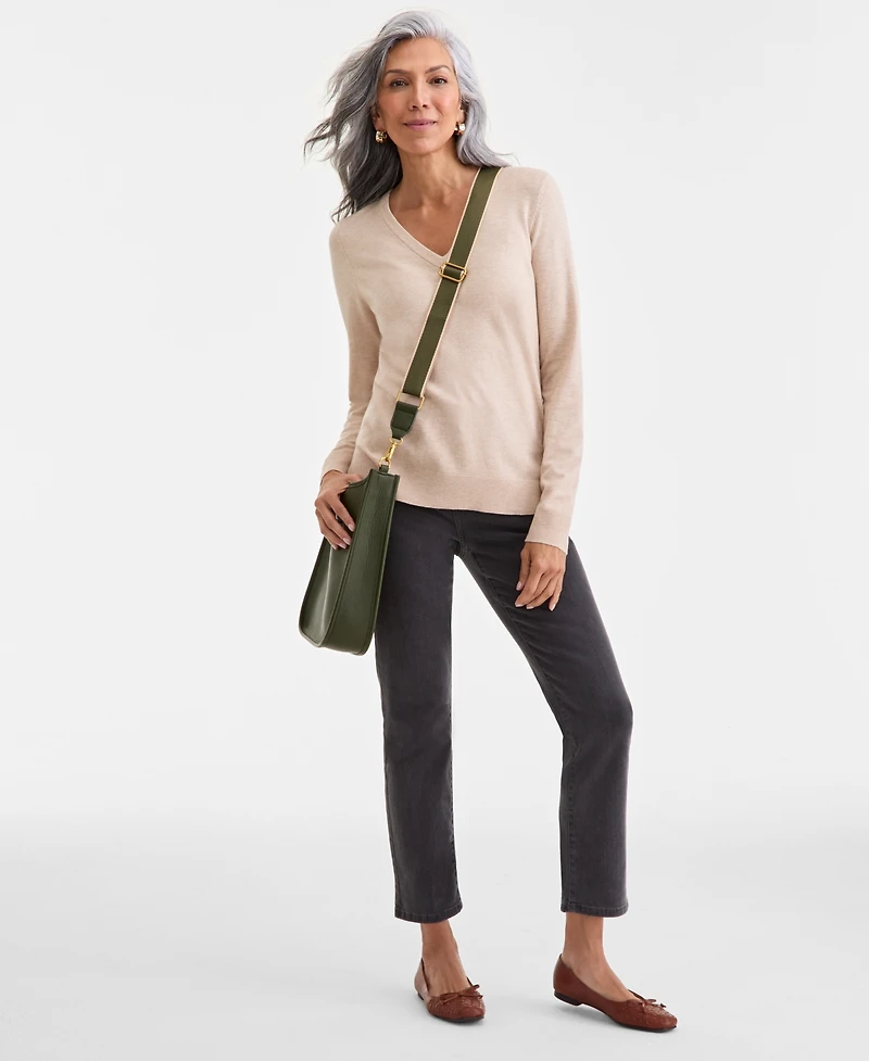 Style & Co Women's V-Neck Long-Sleeve Sweater, Created for Macy's