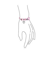 Bling Jewelry Support Breast Cancer Survivor Pink Ribbon Bead Charm Leather Bracelet .925 Silver