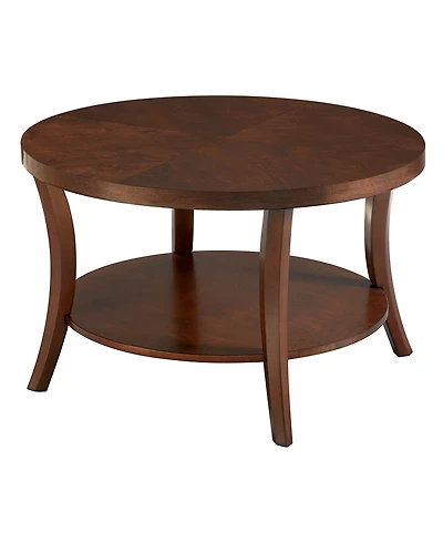 Convenience Concepts 30" Wood Charleston Round Coffee Table