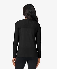 Melissa Paige Women's Boat Neck Ribbed Sweater