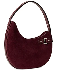 Lauren Ralph Suede Medium Tasha Shoulder Bag