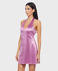 Alex & Sophia Juniors' Open-Back Sleeveless Bodycon Dress