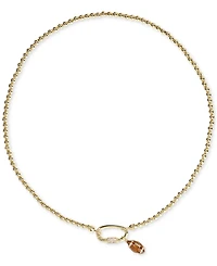 Kendra Scott Football Metal Strand Necklace