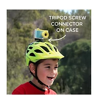 myFirst Camera 2 () Kids Action Camera with IPX8 Waterproof & Shockproof Case, 1080p Video 8MP Photo, Tripod Mount, Action Camera for Swimming