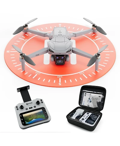 Contixo F23 Gps Drone with Hd Camera, 4.3" Screen Remote, 2 x 23 Min Flight, Follow Me, Waypoint, Orbit & Selfie Modes