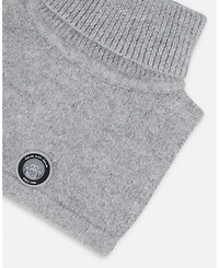 Deux par Deux Toddler Unisex Turtleneck Neckwarmer Heather Gray