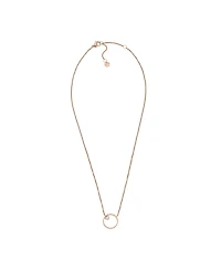 Skagen Women's Kariana Rose-Tone Stainless Steel Combo Necklace and Earrings Set