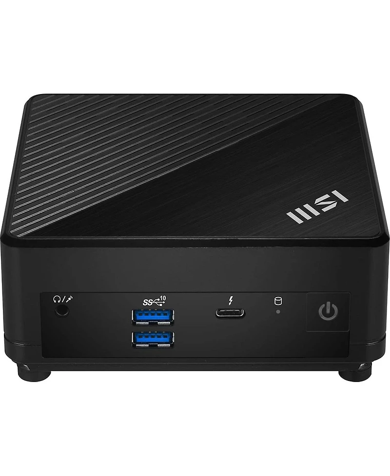 Msi Cubi 5 12M-401US Mini Desktop Computer, Intel Core i3-1215U 1.2GHz, 8GB Ram, 500GB Ssd, Windows 11 Pro, Black