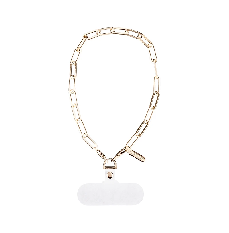 Case-Mate Chunky Chain Phone Wristlet-Gold