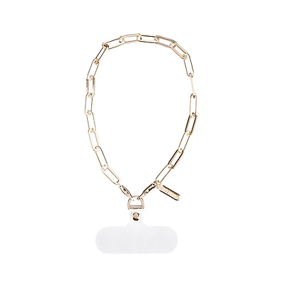 Case-Mate Chunky Chain Phone Wristlet-Gold