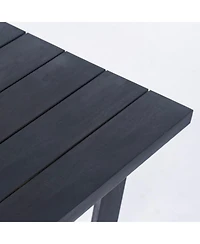 Streamdale Furniture Acacia Wood Outdoor Side Table with Slat Top
