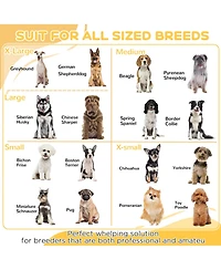 PawHut Whelping Box Dogs Newborn Puppy Supplies for Mama's Comfort