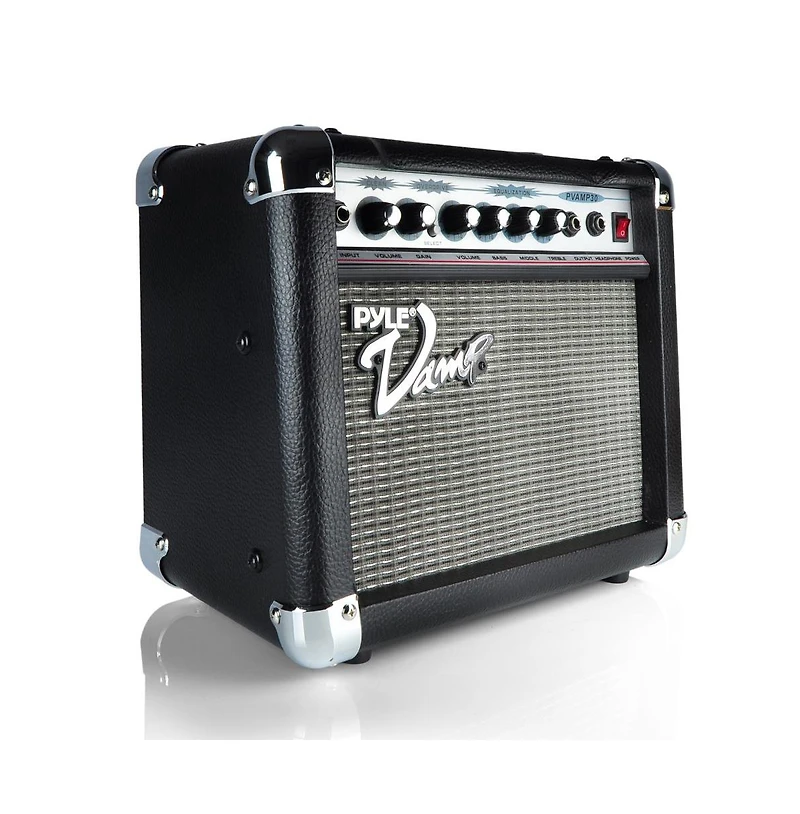 Pyle 30 Watt Vamp-Series Amplifier With 3-Band Eq and Overdrive